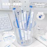 Bộ 3 cây bút mực, bút highlight, con dấu ngôi sao Planwith