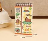 Sổ học từ vựng hình capybara