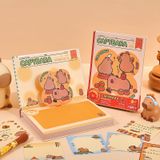 Sổ tay B6 bìa cứng hình capybara