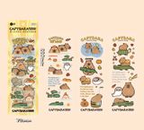 Sticker hình dán trang trí capybara
