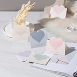 Thiệp trái tim đơn giản nhiều màu (Mẫu ngẫu nhiên)