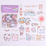 Bộ 46 miếng dán sticker trang trí - Động vật dễ thương