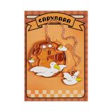 Bookmark đánh dấu trang kim loại hình capybara