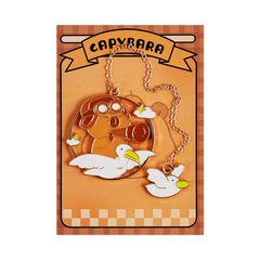Bookmark đánh dấu trang kim loại hình capybara
