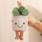 Móc khóa bông - Chậu hoa