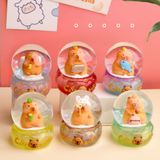 Quả cầu thủy tinh trang trí hộp mù blind box - Capybara, Butter Bear