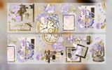 Decor tape băng keo họa tiết trang trí - Engraved Moment