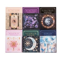 Sticker hình dán trang trí - Bưu cục mặt trăng