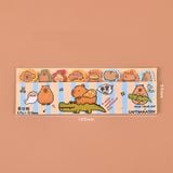 Giấy đánh dấu trang giấy note hình capybara