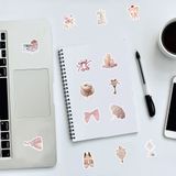 Bộ 50 sticker hình dán trang trí - Phong cách Coquette