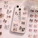 Sticker hình dán trang trí - Mặt mèo