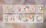 Cuộn sticker hình dán trang trí - Vườn xuân