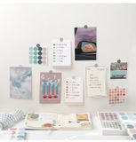 Bộ 25 tờ dot sticker chấm tròn trang trí