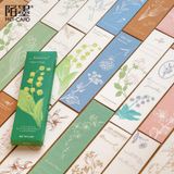 Bookmark, kẹp sách giấy dập họa tiết - Dấu ấn thiên nhiên