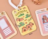 Bao đựng thẻ học sinh sinh viên nhân viên hình capybara