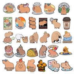 Huy hiệu, ghim cài kim loại trang trí - Capybara