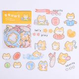 Bộ 46 miếng dán sticker trang trí - Động vật dễ thương