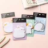 Sticky note, giấy ghi chú hình động vật dễ thương