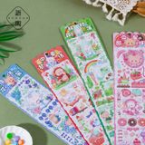 Sticker, hình dán trang trí - Động vật vườn cổ tích