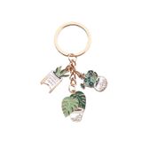 Móc khóa kim loại - Chậu cây