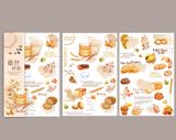 Sticker transfer trang trí tập sổ, vật dụng Gentle Coffee Diary