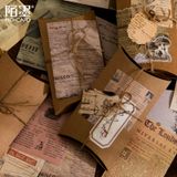 Bộ 30 giấy trang trí journal DIY - Cổ điển Retro Room