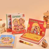 Sổ tay B6 bìa cứng hình capybara