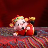 Mô hình trang trí  - Mèo thần tài, thần tài năm mới