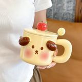 Ly cốc sứ hình động vật chó, heo ú dễ thương
