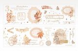 Decor tape băng keo họa tiết trang trí - Floral Lace