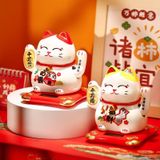 Mèo thần tài vẫy tay năng lượng mặt trời