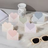 Thiệp trái tim đơn giản nhiều màu (Mẫu ngẫu nhiên)