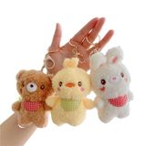 Móc khóa bông - Động vật dễ thương
