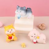 Mô hình trang trí - động vật ăn vặt