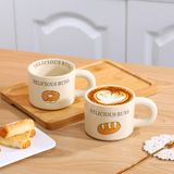 Ly cốc sứ bánh mì dễ thương - Nhiều mẫu