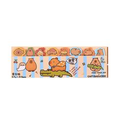 Giấy đánh dấu trang giấy note hình capybara