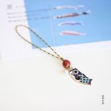 Móc khóa cá koi may mắn