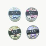 Cuộn sticker hình dán trang trí - Vườn xuân