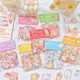 Bộ 46 miếng dán sticker trang trí - Động vật dễ thương