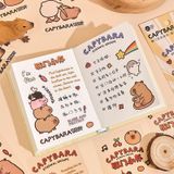 Sticker hình dán trang trí capybara