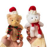 Móc khóa gấu bông giáng sinh