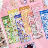 Sticker, hình dán trang trí lấp lánh - Thế giới động vật