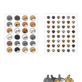 Sticker hình dán trang trí - Mèo