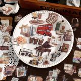 Sticker, hình dán trang trí cổ điển Vintage Time Crush