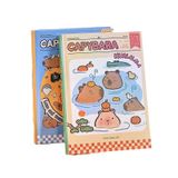 Sổ tay B6 bìa cứng hình capybara