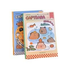 Sổ tay B6 bìa cứng hình capybara