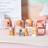Mô hình trang trí hộp mù blind box - Nhân viên mèo ú