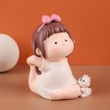 Mô hình trang trí - bé tập yoga (Mẫu ngẫu nhiên)