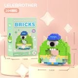 Đồ chơi lắp ráp - Nhân vật hoạt hình dáng donut