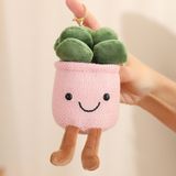 Móc khóa bông - Chậu hoa